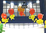 Ballonbogen, Gasballons Innendekoration